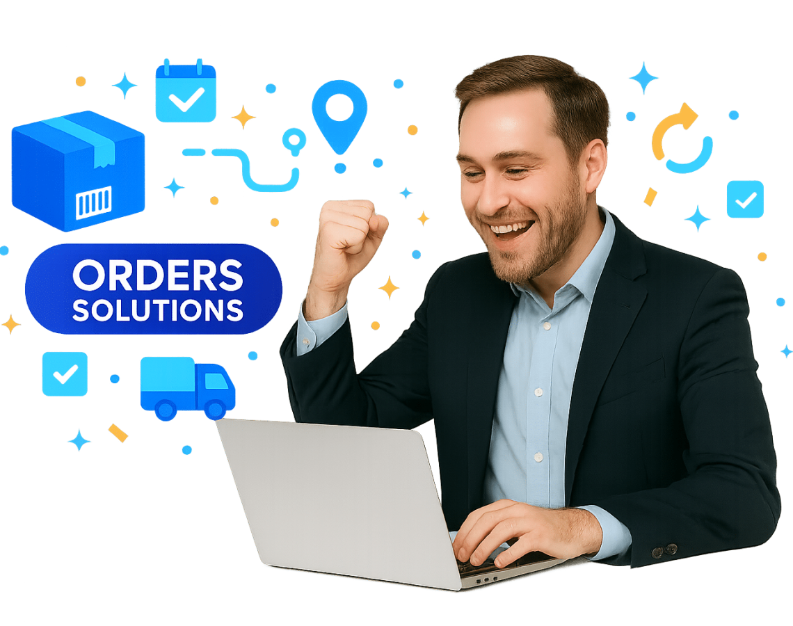 Darwin AI order chatbot sharing delivery status and return instructions.